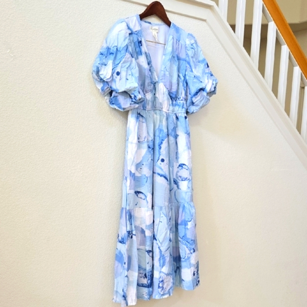Jessica Simpson Blue and White Garment NWOT